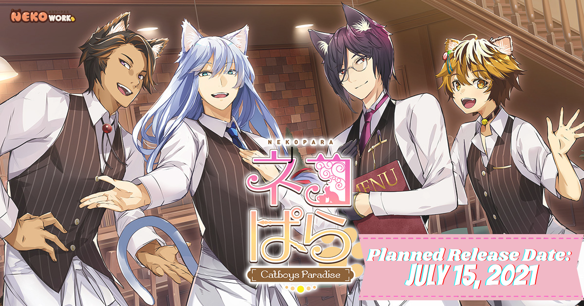 Otome Game Nekopara – Catboys Paradise Releases July 15! – Otome 