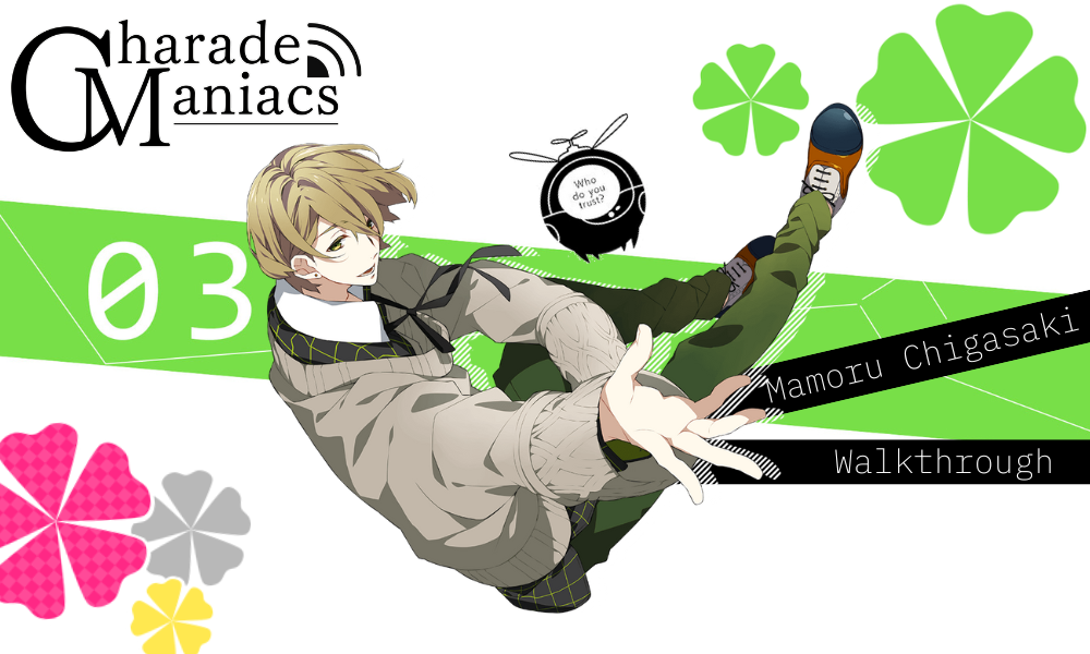 Charade Maniacs – Mamoru Chigasaki Walkthrough – Otome Kitten